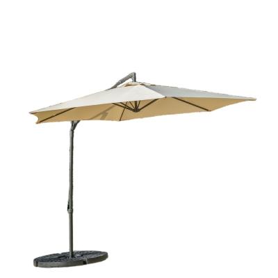 China Modern Hanging Outdoor Restaurant Garden Banana Beach Patio Sun Shade Waterproof Cantilever Iron Canopy Umbrella for sale