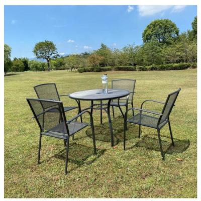 China Modern Outdoor Garden Furniture Sets Dining Chair Round Table 4Seater Table Garden Furniture Outdoor Patio Furniture 4 Pcs Garden Set, for sale