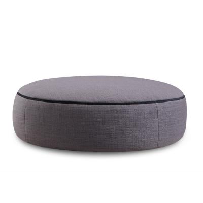 China Japanese Living Room Design Furniture Big Size Fabric Cushion Circular Floor Seating Cushion Full Size Round Ottoman Pouf small for sale