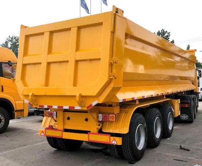 China U Shape Dump Truck Semi Trailer 40 CBM 45 CBM Heavy Duty Semi Trailer Tipper Trailer for sale