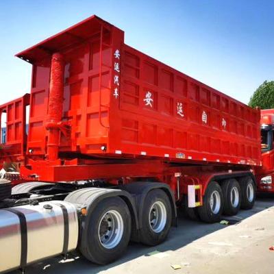 China Dump Semi Trailer Self-unloading Semi Trailer Big Semi Trailer Heavy Duty Trailer for sale