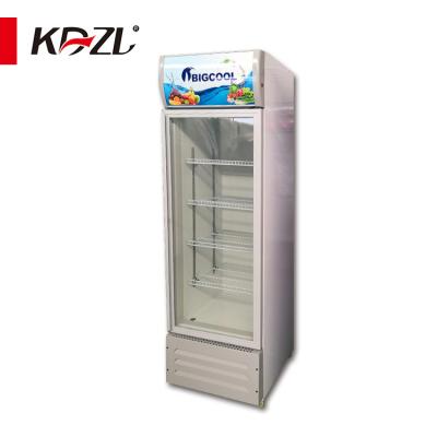 China High Quality Single-Temperature Cabinet Supermarket Single Door Display Cooler Beverage Freezer for sale