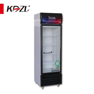 China Chiller Glass Single Door Single-Temperature Refrigerator Cabinet Display Bar Fridge for sale