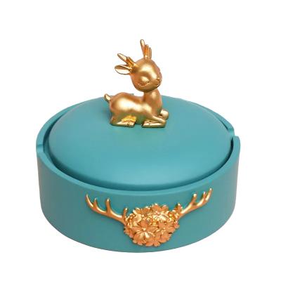 China North European Modern Light Luxury Creative Decorative Ashtray Deer Trend Personality Fashion High-end Ashtray for sale