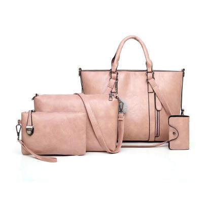 China 4pcs set women handbag ladies bags handbag set backpack women women handbag set for sale