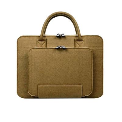 China Custom Made For All Kinds Laptop Briefcase Business Bag Laptop Computer Felt Frame With Pockets for sale