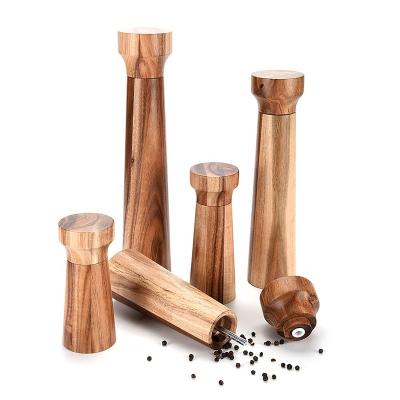 China Sustainable Grinding Germany Carbon Steel Mill And Ceramic Blade Fine Pepper Wood Grinder for sale