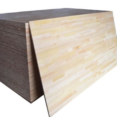 China Modern Chinese Paulownia Rubber Wood Finger Joint Board for sale