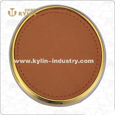 China Sustainable Promotional Bar Uses Round Shape Stainless Steel Coaster for sale