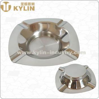 China Promotional Restaurant Square Stainless Steel Ashtray for sale