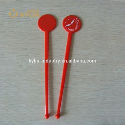 China Disposable CE Certified Single Lightweight Plastic Cocktail Stick for sale