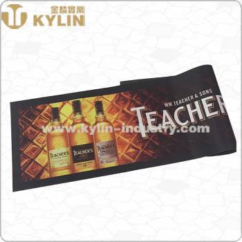 China Durable Digital Printing Washable Nonwoven Glass Bar Mat for sale