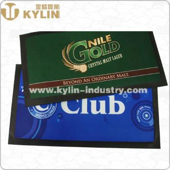 China Durable Digital Printing Washable Nonwoven Bar Mat Felt Mat for sale