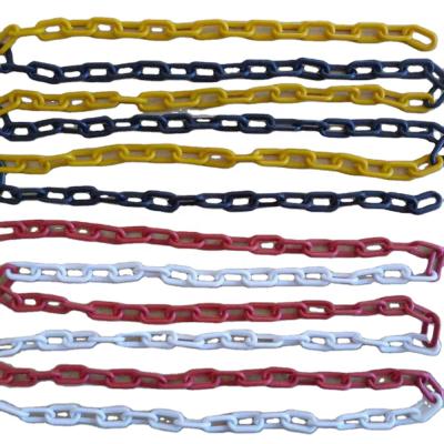 China China Wholesale Cheap Plastic Colorful Safety 6/8/10mm Safety Chain For Traffic for sale