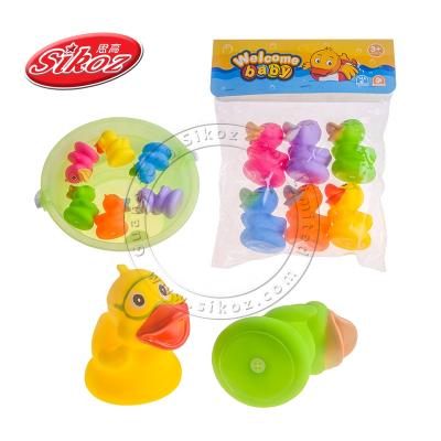 China Cartoon toys wholesale duck animal toys water baby bath swimming toy for kids for sale