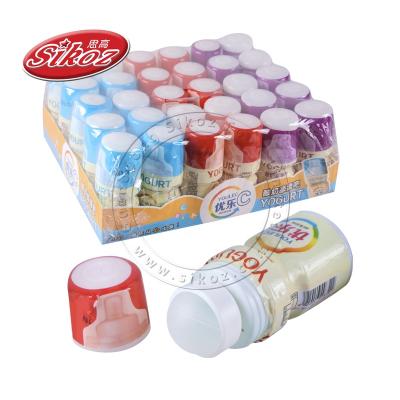 China New yogurt liquid jelly jam spray rolly candy for kids V328 for sale