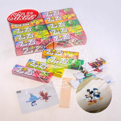 China ZiZi's tattoo with fruit chewing gum 5019 for sale