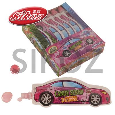 China Normal Colorful Sweet Car Shaped Syrup Jam Candy for sale