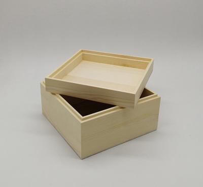 China Handmade Rustic Packaging Pine Wood Boxes Wooden Watch Gift Boxes For Custom for sale