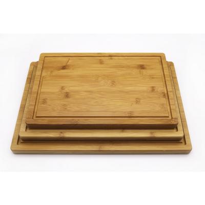 China Sustainable Bamboo Kitchen and Household Breakfast Board Steak Cutting Board for sale