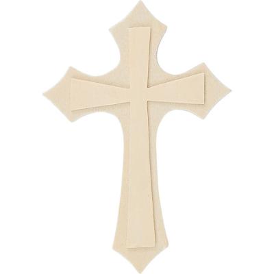 China Europe Unfinished Small Wooden Cross Cutout Opener Wooden Crosses For Sale for sale