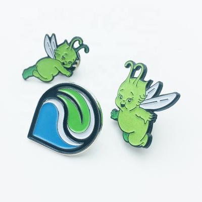 China A variety of features competitive price small insect design soft enamel pins cute little kids lapel pins for sale