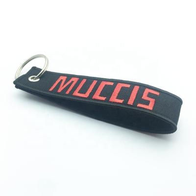 China A wide variety of styles hot sales customized key chain embroidery and embroidery handmade key chain for sale