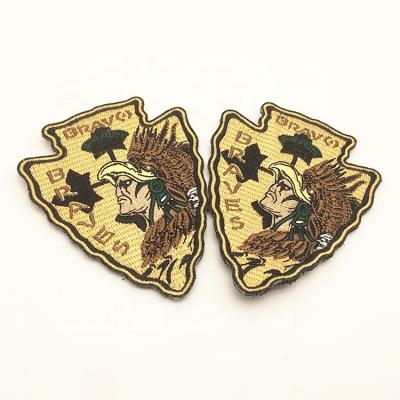 China Viable Hot Sale Embroidery Shape Custom Embroidery Badge Patches With Cheap Price for sale