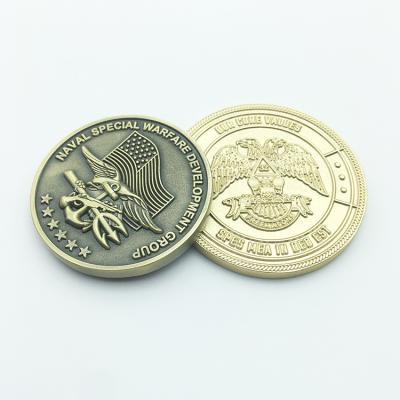 China All Custom Design Free Proof Souvenir Metal Challenge Coin for sale