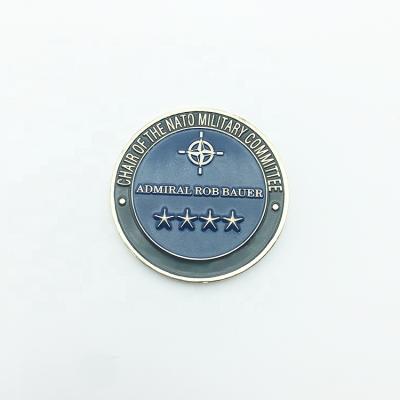 China A Variety Of Specifications Competitive Price Black Empty Nickel Challenge Coin With Can Be Customized Model for sale