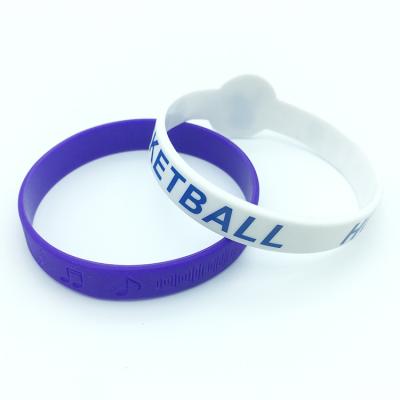 China Competitive Price Sports Events Silicone Wristband Rubber Craft Rubber Wristband Wristband For Sale for sale