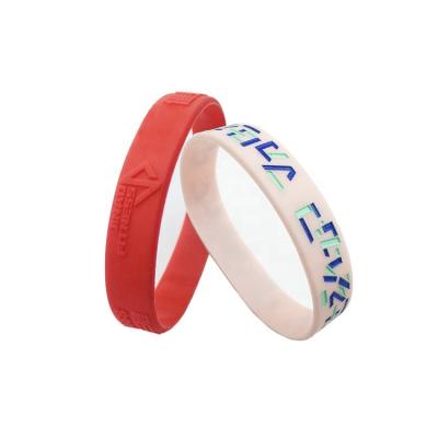 China Hot Sales Sports Events Opens Wristbands Wrist Bands Silicone Rubber Stretch Wristband for sale