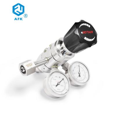 China AFK SS R31 Precision Pressure Gauge Helium Gas Regulator Two Stage for sale