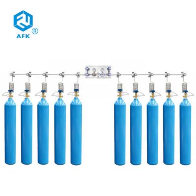 China WL500 Stainless Steel Oxygen Cylinder Manifold Double Side Special Gas Manifold for sale