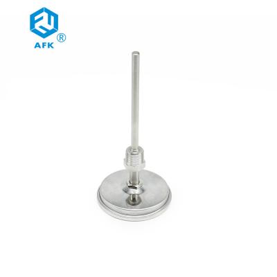 China Back Connection Bimetal Thermometer 500 Degrees Industrial for sale