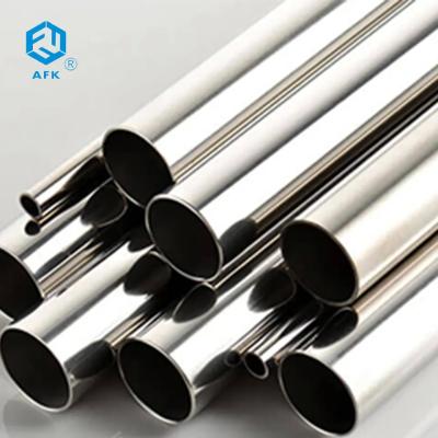 China Silvery Rounded Stainless Steel 316 Tubing 1/8 1/4 3/8 1/2 3/4 Inch For Laboratory Lines for sale