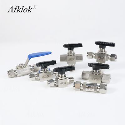 중국 프리미엄 스테인리스 스틸 기기 볼 밸브 6000 PSI, 1/4 