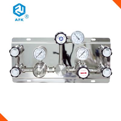 China Changeover Gas Control Panel High Pressure With PCTFE Valve Seat Cv 0.14 for sale