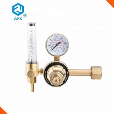 China Single Gauge Co2 Pressure Regulator With Flowmeter 25 Mpa Max Inlet Pressure for sale