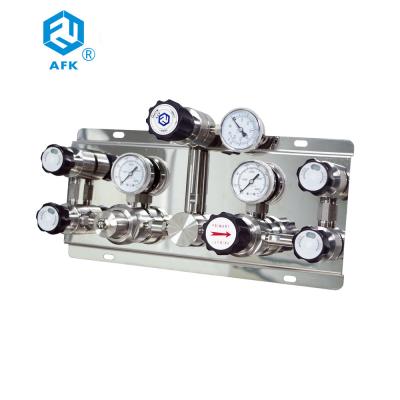 China Semi - Auto S.S. Gas Changeover Panel For Nitrogen Gas 500 Psig Long Lifespan for sale