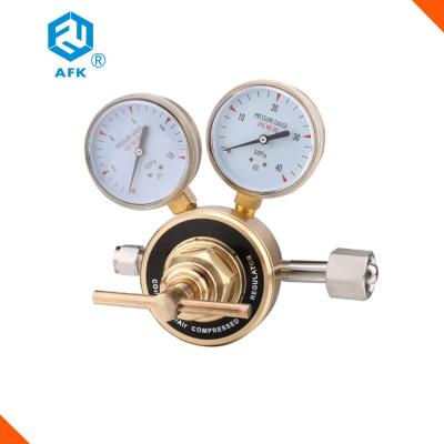 China High Flow Brass Piston type High Pressure Helium Gas Pressure Regulator for sale