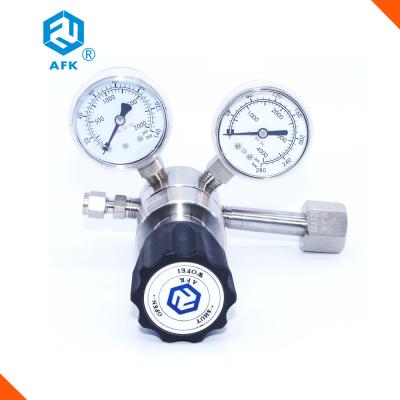 China Adjustable Stainless Steel Pressure Regulator , Gas Cylinder Regulator For Nitrogen for sale