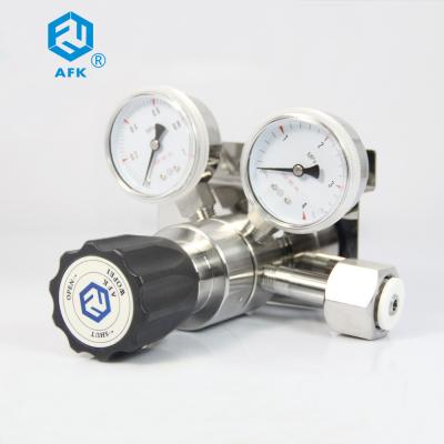 China Nitrogen Brass Pressure Regulator 40 Bar , Panel Mounted Pressure Plumbing Regulator for sale