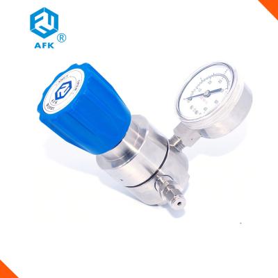 China AFK Nitrogen Hydrogen Argon Nitrogen Low Pressure Stainless Steel 2nd stage regulator for sale