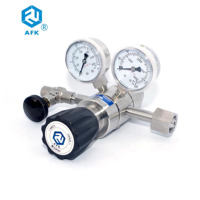 China Two Stage Hydrogen Pressure Regulator , High Pressure Air Compressor Regulator for sale