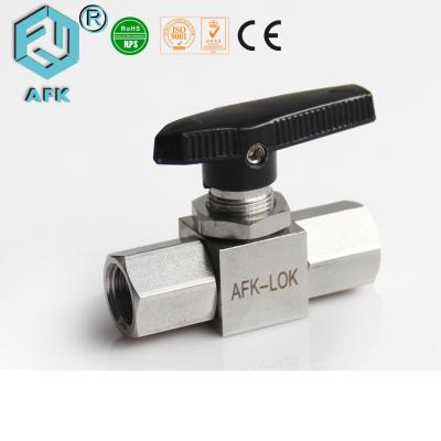 China Manual 2 Way Stainless Steel High Pressure Ball Valve 3000psi for sale