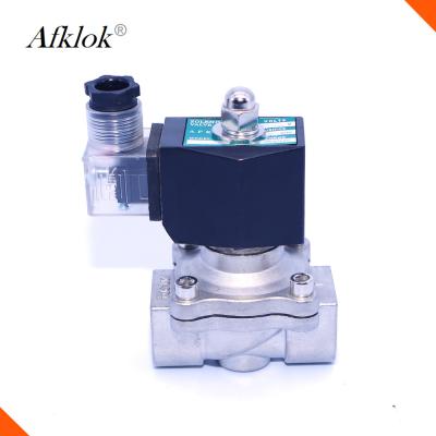 Cina 2W-320-32B acciaio inossidabile 32mm 1-1/4» 12 elettrovalvola a solenoide dell'acqua di modo di volt 2 in vendita