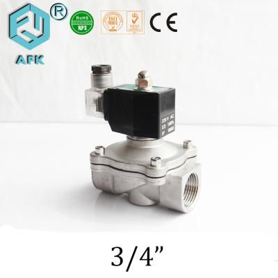 China 1Mpa Pilot Lpg Electric Solenoid Valve For Gas NBR Gas Detector for sale