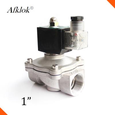 China Stainless Steel Lpg Solenoid Valve -5~60℃ Pilot Operating CE Certification for sale