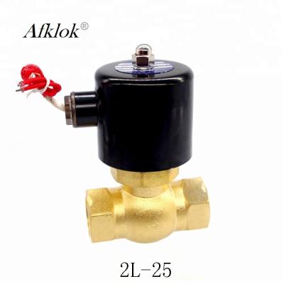 China High Pressure High Temperature 1 inch Steam Solenoid Valve 220V AC for sale